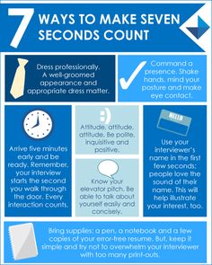 7 ways to make seven seconds count