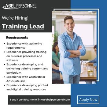 Training Lead jobs in Harrisburg, PA